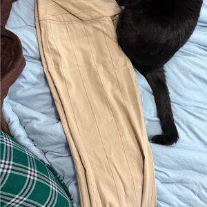 Express Tan Wide Leg Pants